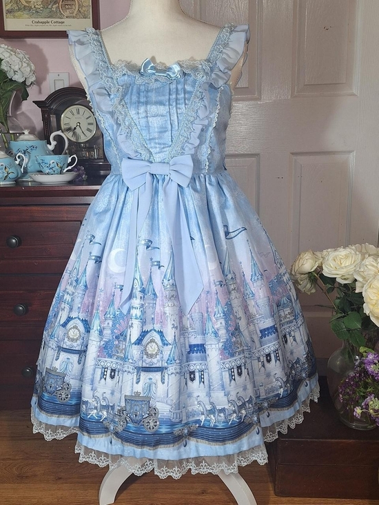 Angelic Pretty Dresses & Skirts - Angelic Pretty Fairytale Carriage Blue JSK | Sweet Lolita